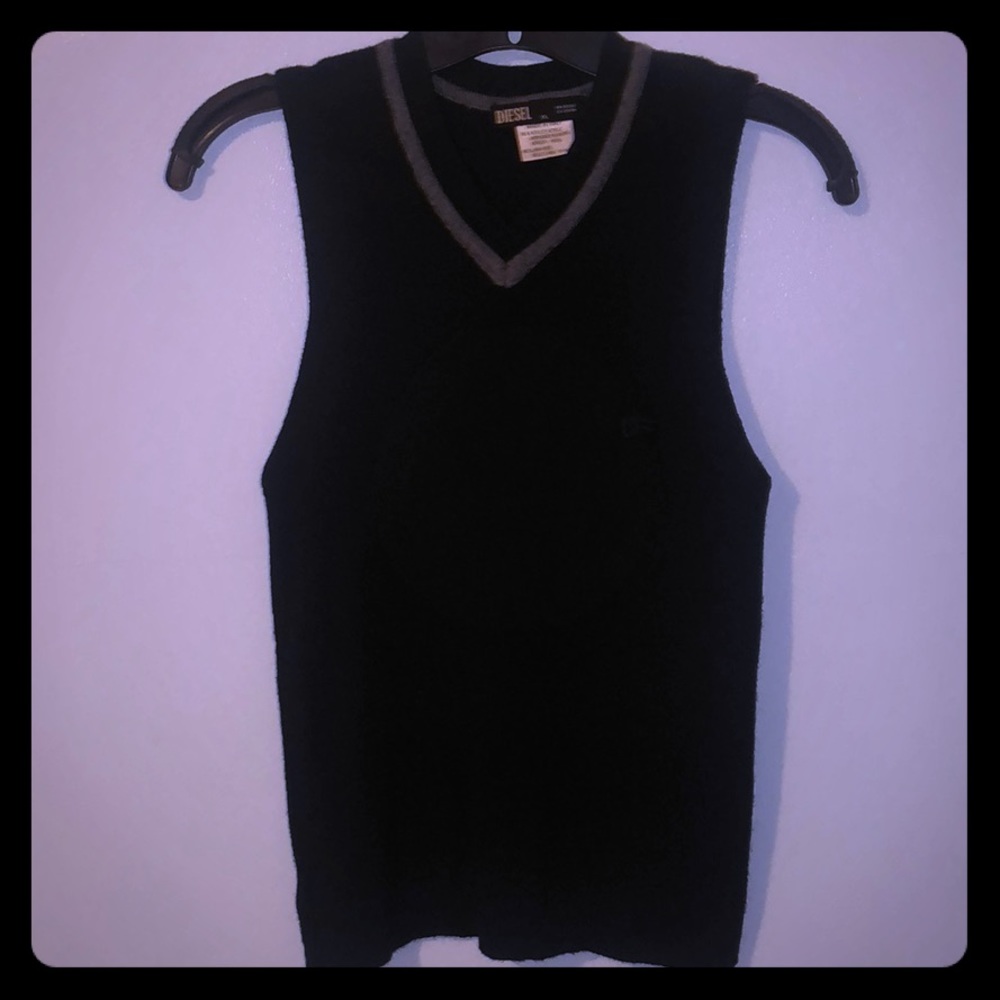 Diesel acrylic and wool vest